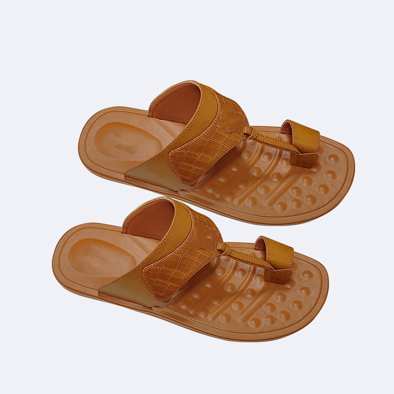 Custom Men Pu Slippers Saudi Arabic Sandals Handmade Comfortable Slippers For Men