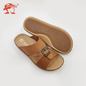 Professional Manufacturer  Dubai Outdoor Sandals Breathable Flat Arab Slippers for Men