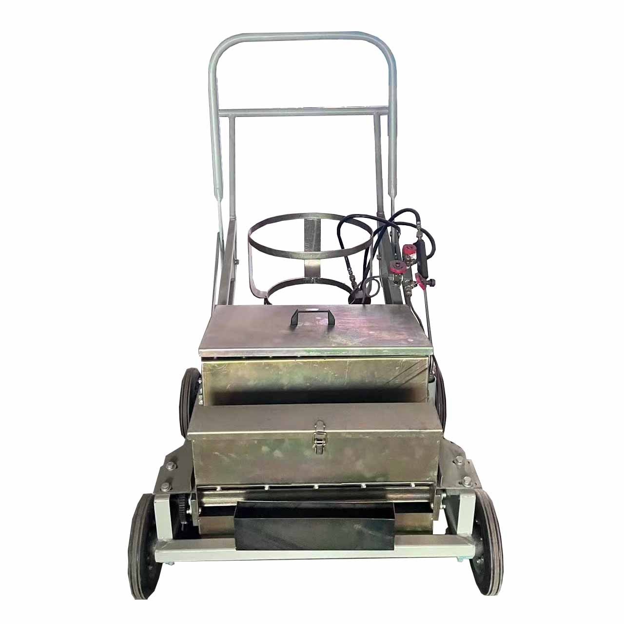 Mini machine hand push road marking machine for zebra crossing