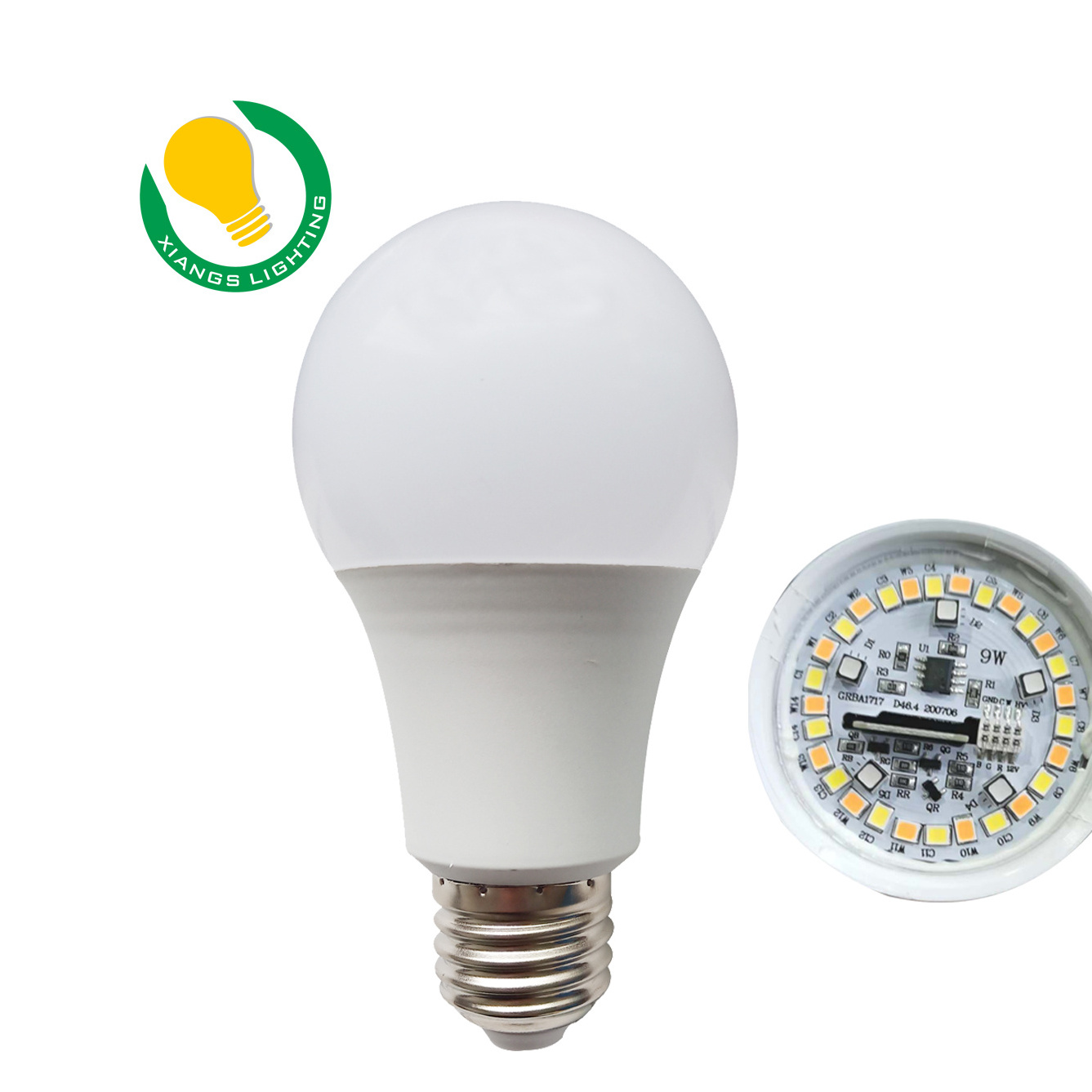 Color Changing Wifi Connecting LED Light Bulb RGB Indoor E27 Standard Base 9W Plastic AC 90 Bluetooth Speaker Bulb 1080 -20 - 55