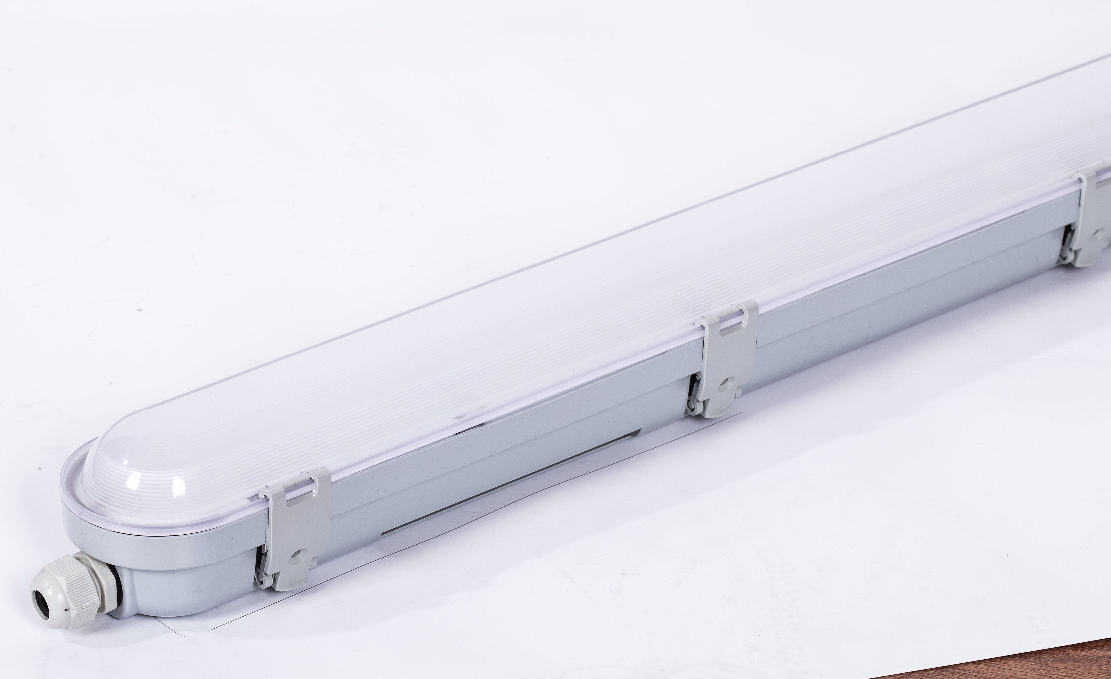 Single Tube  Tri-proof LED Tube Outdoor Light 2x36w IP65 Waterproof Lighting Fixture T8 LED IP65 Waterproof Fixture