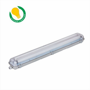 T8 Tube inside led tri-proof light with 2ft 4ft 5ft IP65 Waterproof LED Tri Proof Light Lamp Fixture 85LM/W