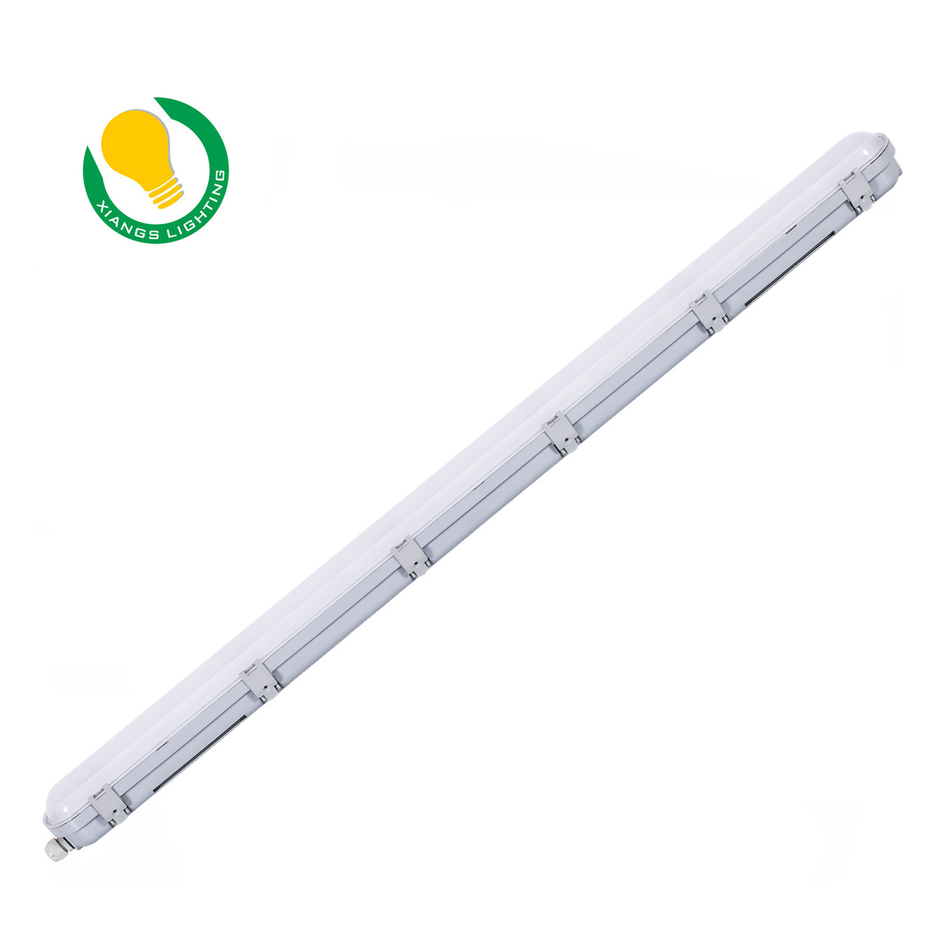 New Designed Economy and high Install efficiency Led Tri Proof IP65 Light Fixture PC Cover/ABS Base, Single/Double LED strips