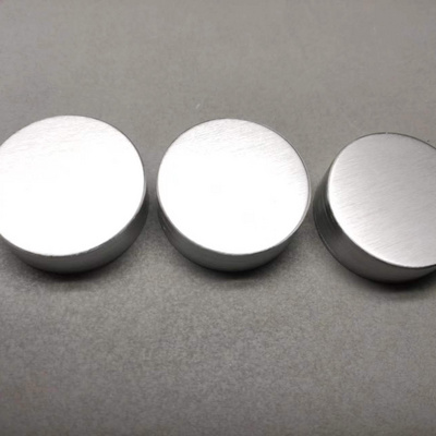 silver brushed 38-400  cream caps metal lid with liners aluminum screw caps for jar