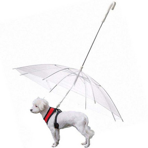 Outdoor  Folding Transparent Umbrella With Chain For Dogs And Cats