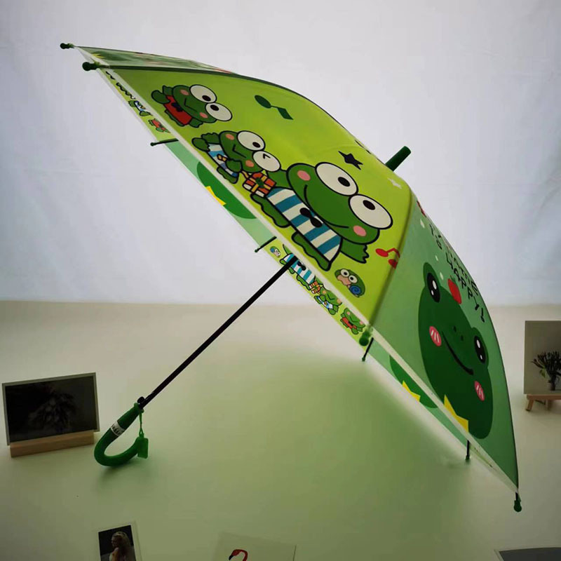 Cute Animal Children Umbrella With Automatic Handle Custom Made Design Available EVA Kids Umbrella