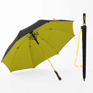 2024 Factory Double Layer Canopy 30 Inch Automatic Open Super Large Colored Fiberglass Ribs Straight Advertising Umbrella