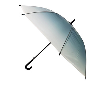 21 Inches Beautiful Gradient Umbrella EVA Semi Clear Umbrella For Both Kids And Adults Transparent Umbrella