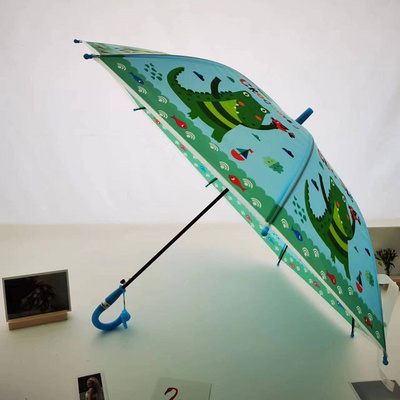 Cartoon Kids Umbrellas EVA Transparent Umbrella With Full Printing Cartoon Design Kids Umbrellas