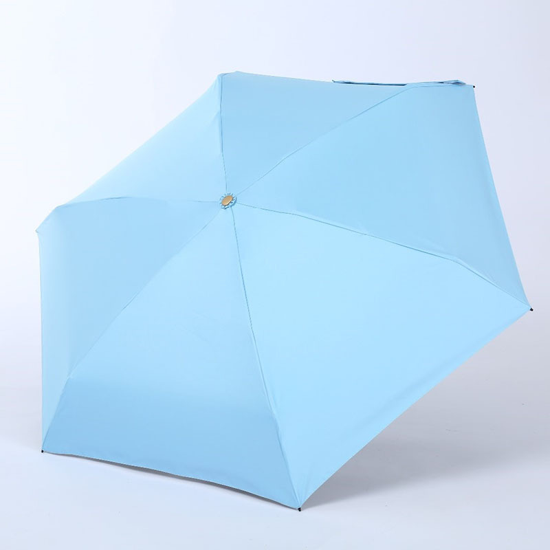 Capsule Sunshine Umbrella 2022 Ultra Mini 6 Folding Umbrellas Portable Casual Sunscreen Shade Pocket Umbrella With Logo