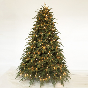 4ft/5ft/6ft/7ft/8ft/9ft Pre-lit LED Christmas Tree PE+PVC material arbol de navidad artificial tree Christmas decorations