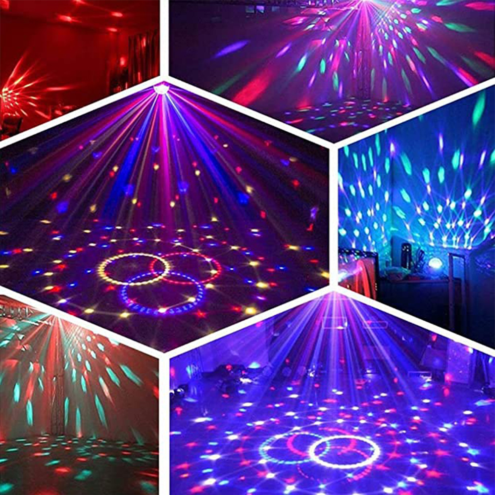 moving head laser light Disco lights disco party KTV bar Rotary stage lights 9*8cm