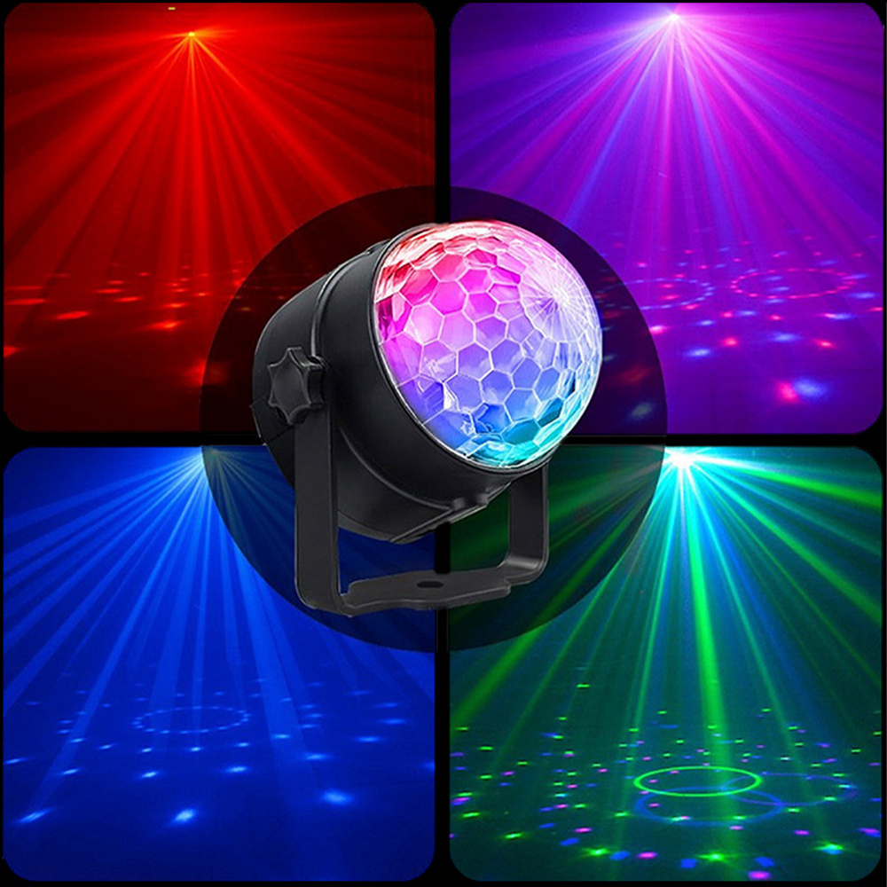 moving head laser light Disco lights disco party KTV bar Rotary stage lights 9*8cm