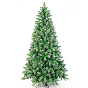 2024 New style PVC artificial Christmas tree with snow effect pvc christmas decor tree