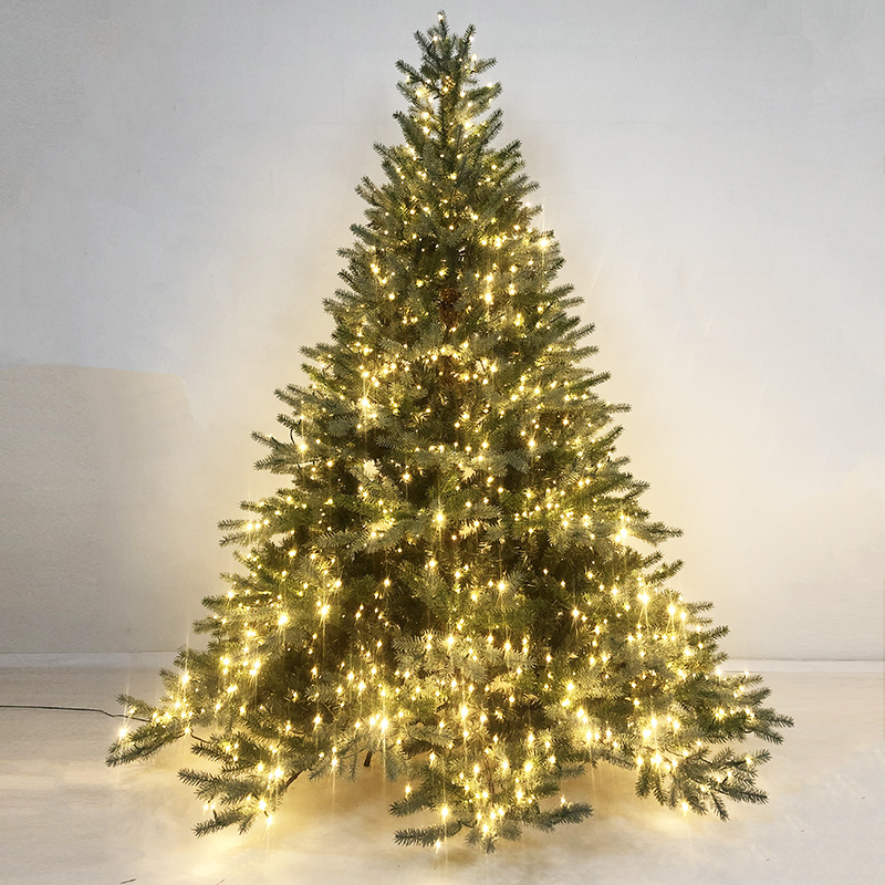 4ft/5ft/6ft/7ft/8ft/9ft Pre-lit LED Christmas Tree PE+PVC material arbol de navidad artificial tree Christmas decorations