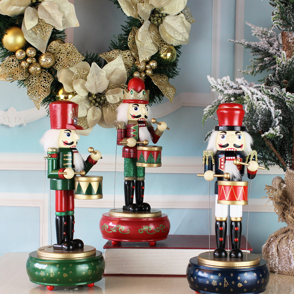 2023 New Arrival Christmas Wooden Nutcracker Soldier Christmas Ornaments Christmas Nutcracker