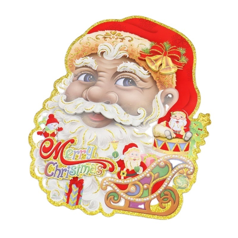 2023 Santa Claus Decorative paper christmas sticker New year