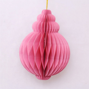 Party Decorations pink pineapple Tissue christmas Paper Honeycomb  Ball