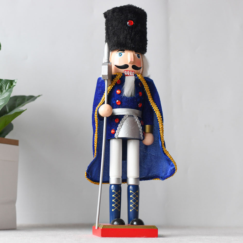 2023 New design Christmas Nutcracker Soldier ornaments Christmas Wooden nutcracker soldier