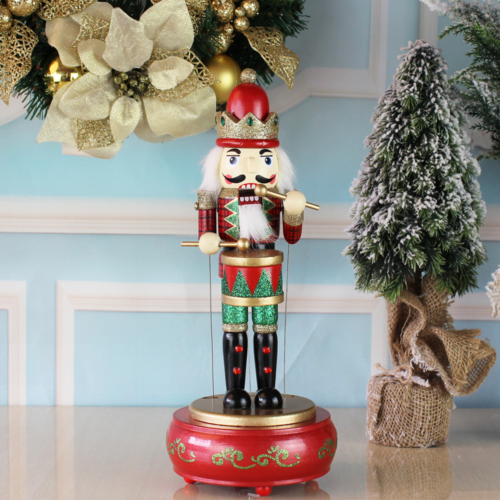 2023 New Arrival Christmas Wooden Nutcracker Soldier Christmas Ornaments Christmas Nutcracker