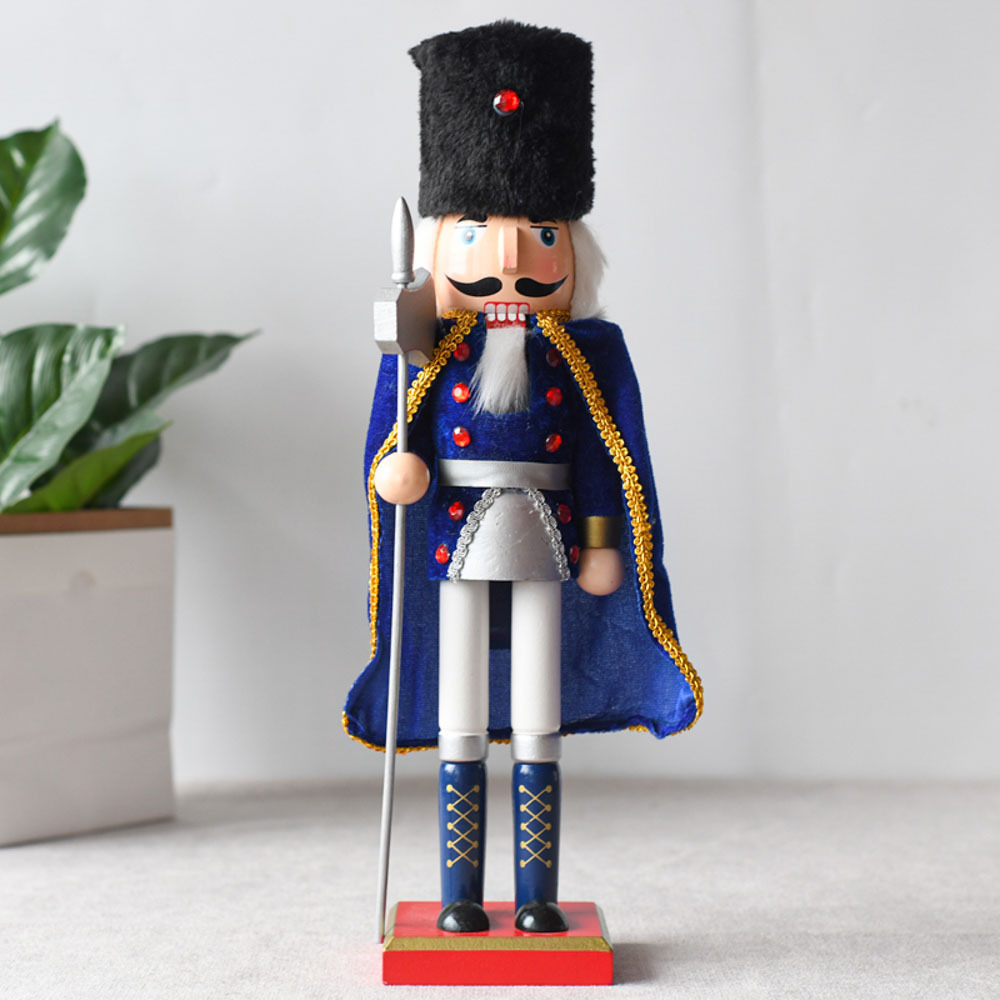 2023 New design Christmas Nutcracker Soldier ornaments Christmas Wooden nutcracker soldier