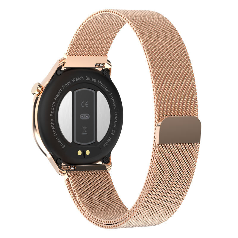 F80 Smart Watch Women Lovely Bracelet Waterproof Heart Rate Sleep Monitoring Smartwatch For IOS Android Metal Band