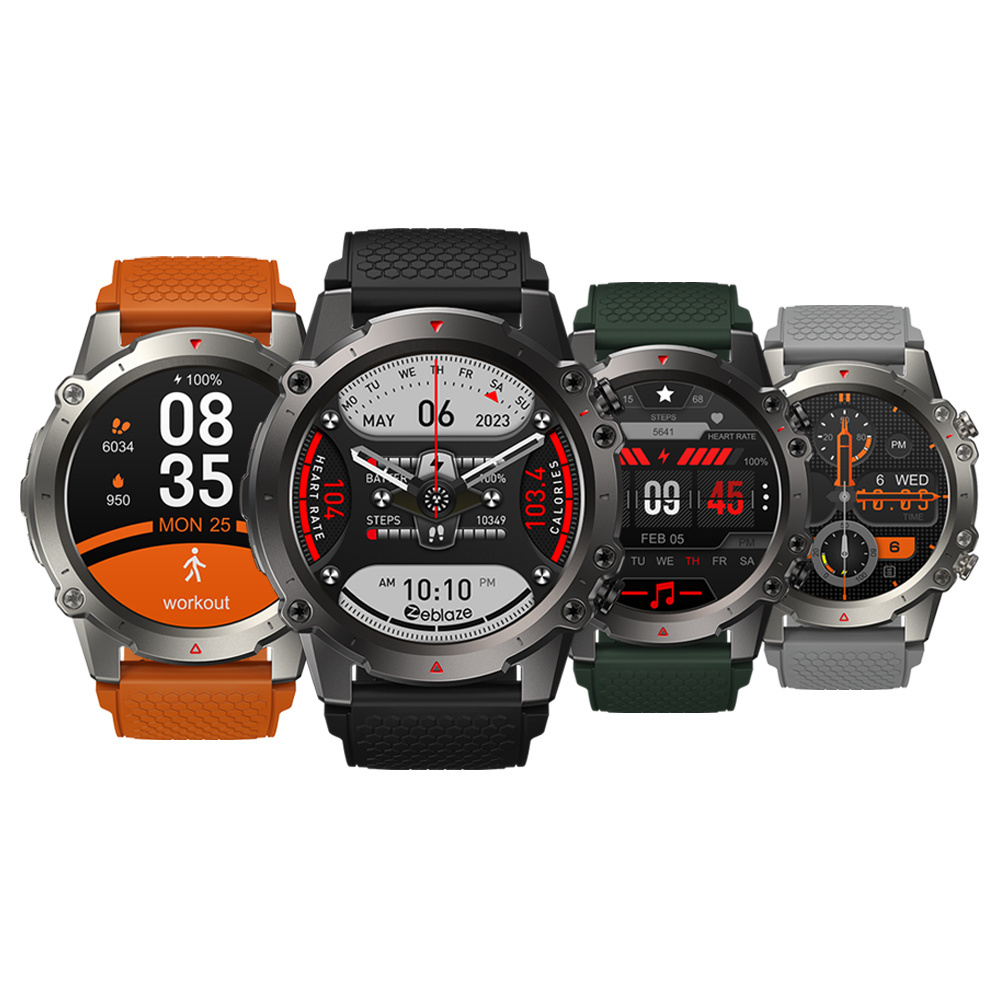 2023 New ZEBLAZE Vibe 7 Lite Rugged Voice Calling Smartwatch