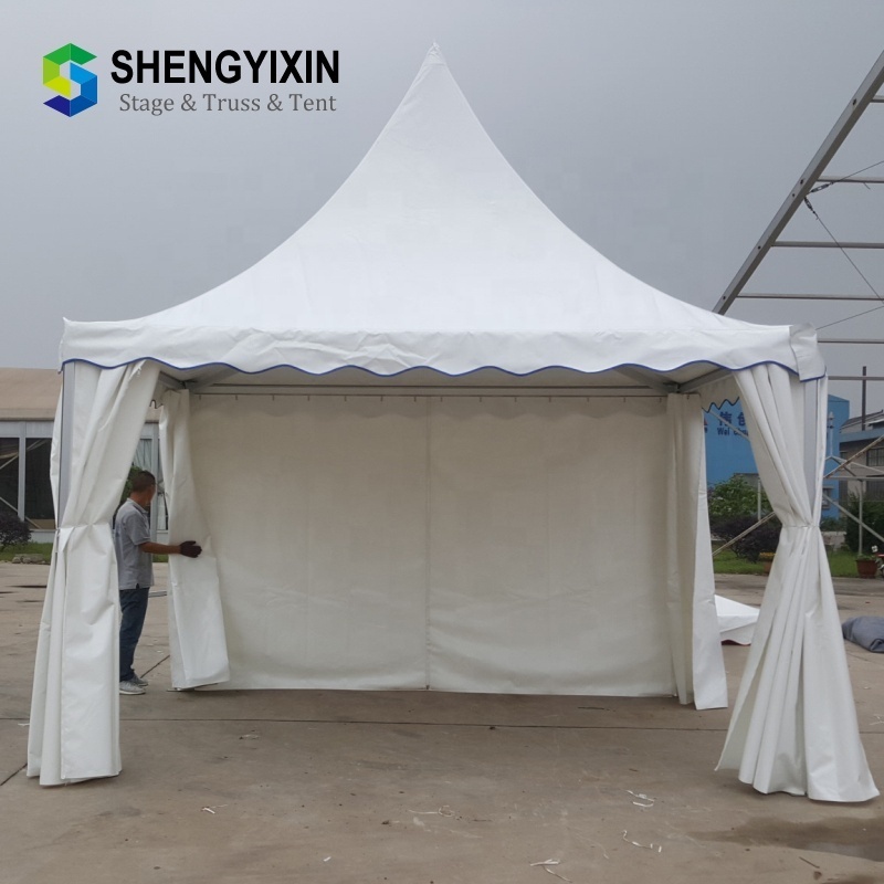 Customized portable 3x3 10x10 fabric outdoor party pagoda gazebo permanent clear canopy events arabian tent for house hotel used