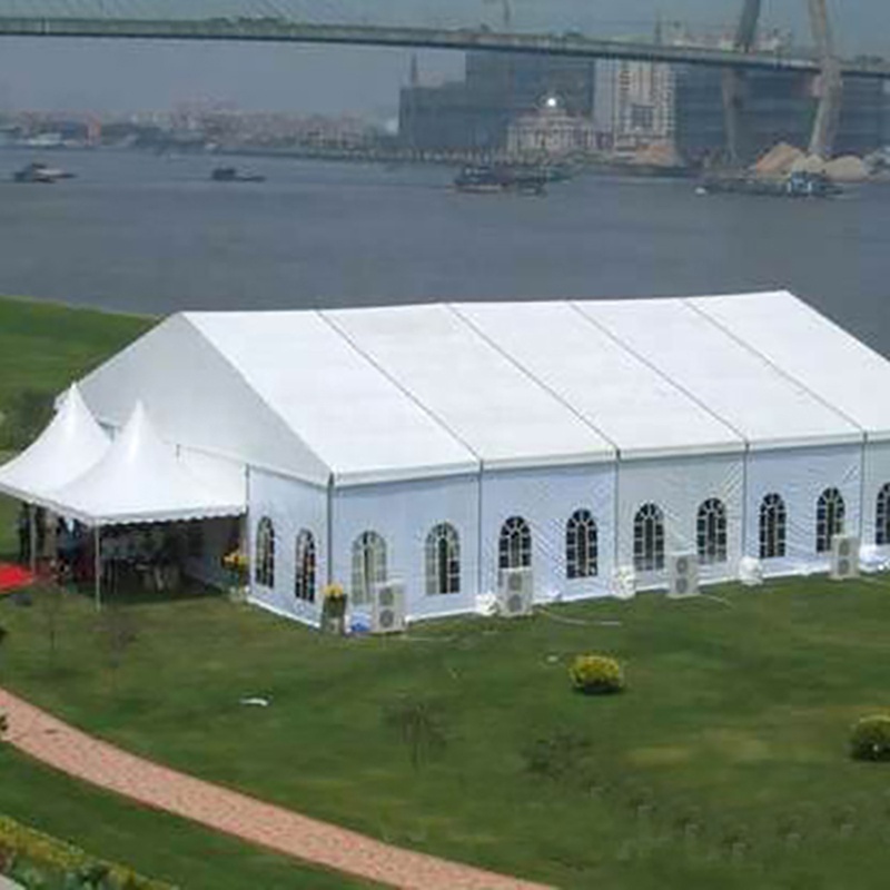 Outdoor Waterproof Transparent Pvc Aluminum Frame Roof Top Party Tent Cube Wedding Clear Event Wedding Marquee Tent