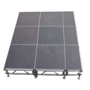 Concert Stage Height Adjustable Aluminum Stage Platform Round Portable Stage