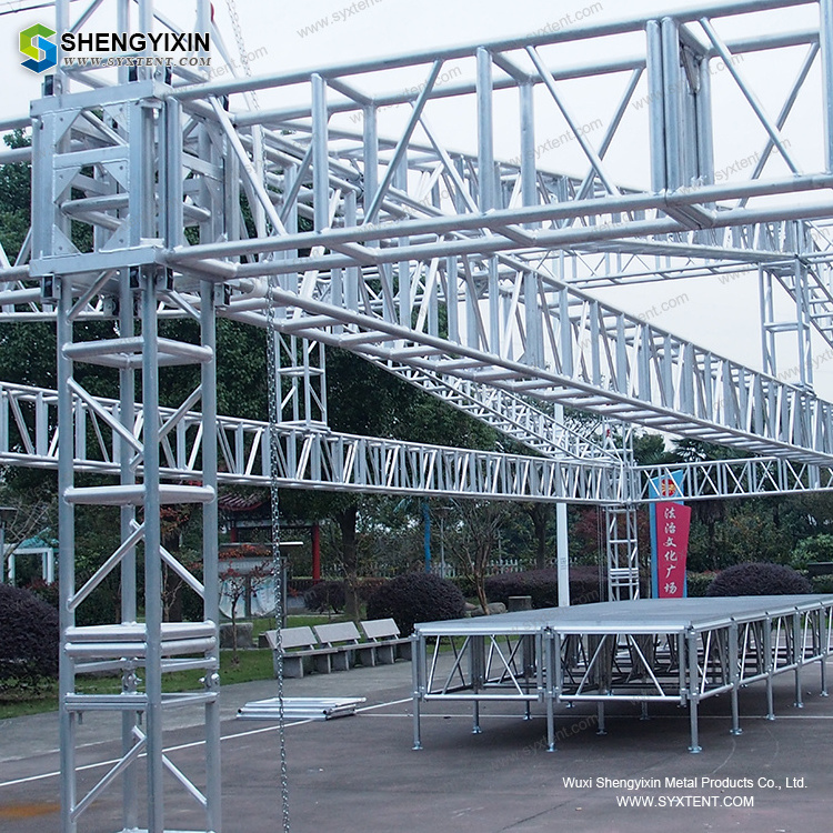 DJ Booth Truss on Sale Aluminum Lighting Top quality Aluminum Frame Square Spigot Truss with TUV Mark certification