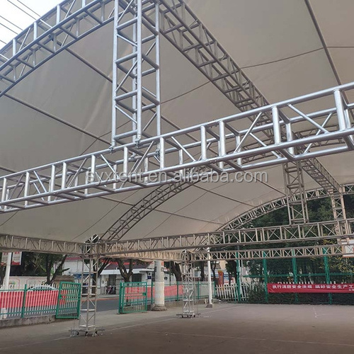 aluminum roof bolt spigot truss stage speaker lift square  truss