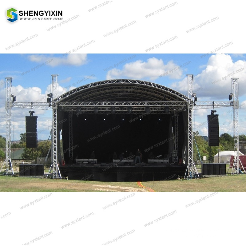 Events dj show line array speaker truss display backdrop truss