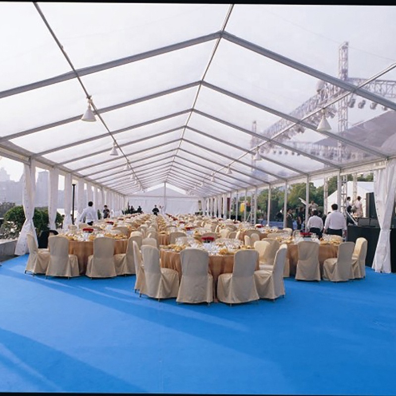 High Quality Luxury White Big Wed Transparent Exhibitions Restaurant Church Camping Marquee 500 People Party Wedding Pagoda Tent