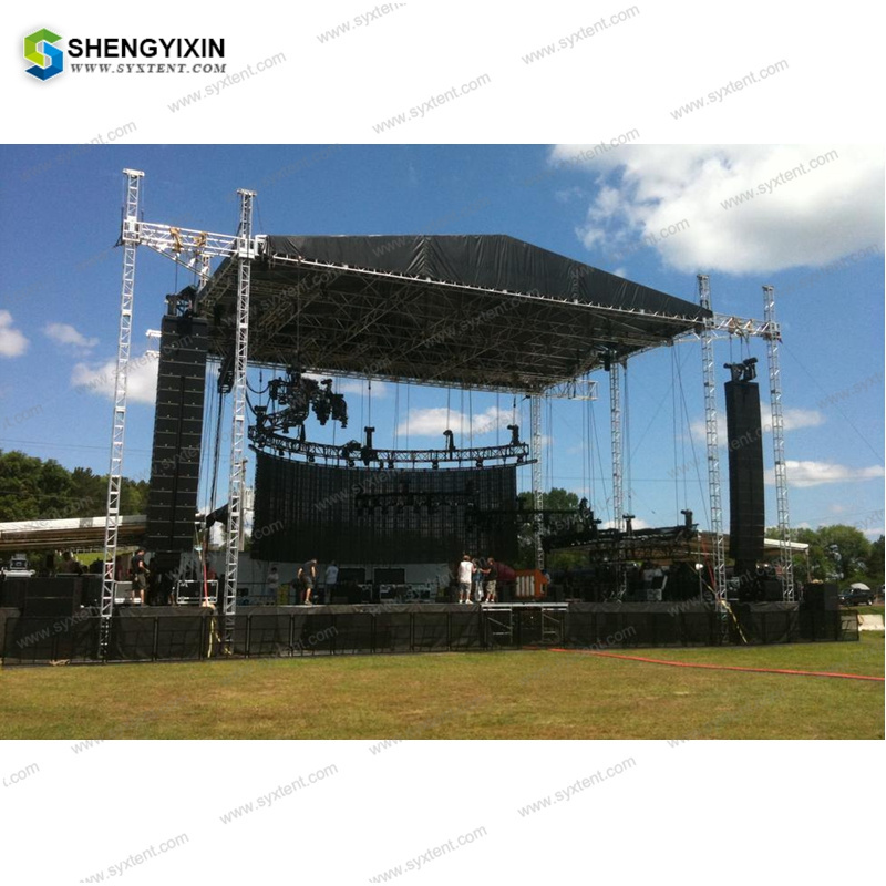 Events dj show line array speaker truss display backdrop truss