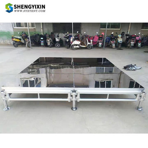 Outdoor Event Stage aluminum adjustable stage Cheap Used Cheap Wooden Platform Banquet Portable Riser  For Sale