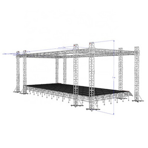 Sound System Aluminum Line Array Speaker Layer Truss Lighting Stage Lift Tower