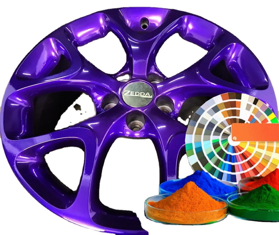 TGIC Electrostatic Rims Blue High Gloss Powder Coating