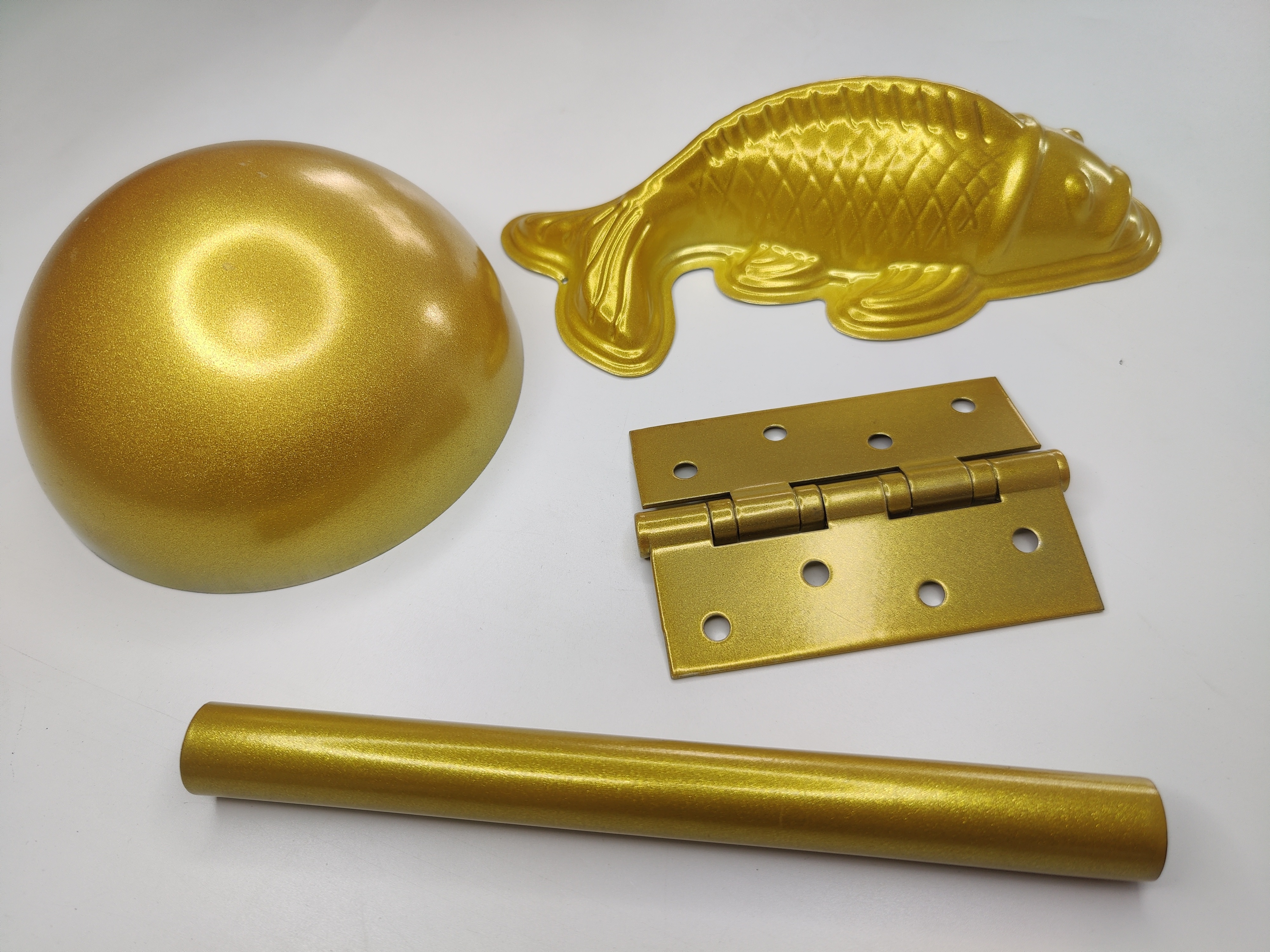 Shine gold Doorhinges powder coatings gold powder coating