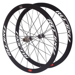 2024 Hot Sale 700C 120 Rings Road Bicycle Wheelset 40mm Aluminum Alloy Rim Brake Hub V Brake System Clincher Type Bike Wheels