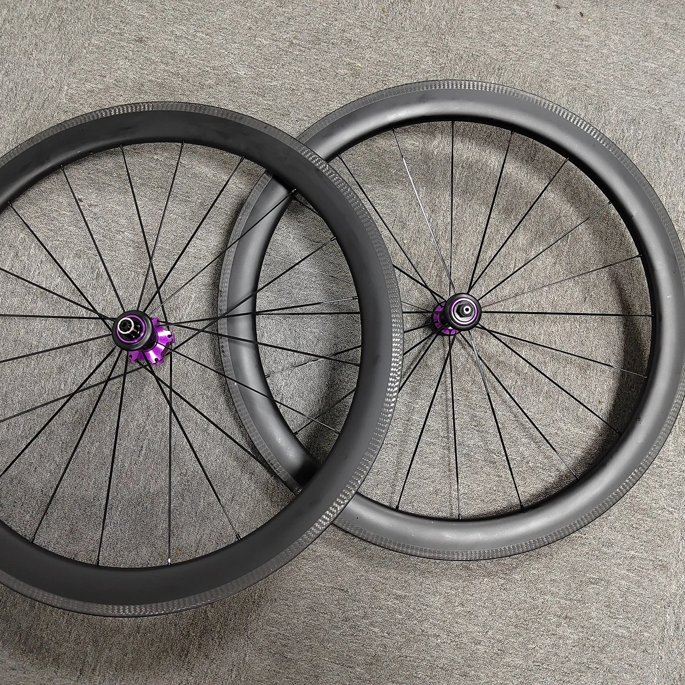 Manufacturer T800 Carbon Wheelset 700C Road Rims Brakes 50mm Racing Bike Carbon Tubeless Wheel With OEM