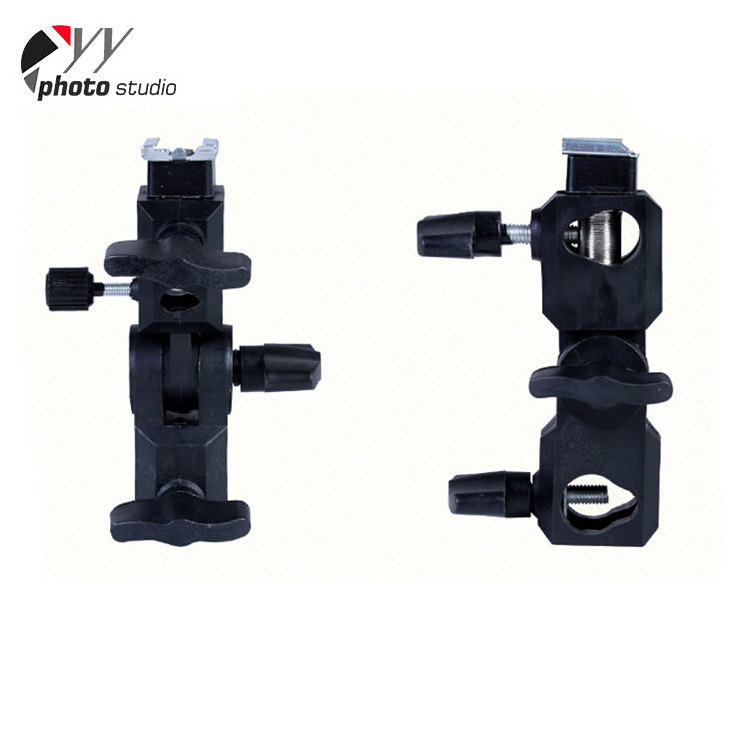 Cold Shoe Mount Umbrella Bracket flash photography bracket for speedlight or flashgun