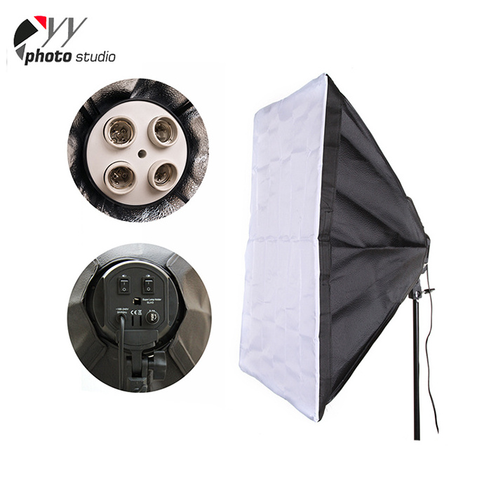 Softbox Umbrella Light Socket Stand Kit Photography Lighting Kit Studio Background Lighting Kit