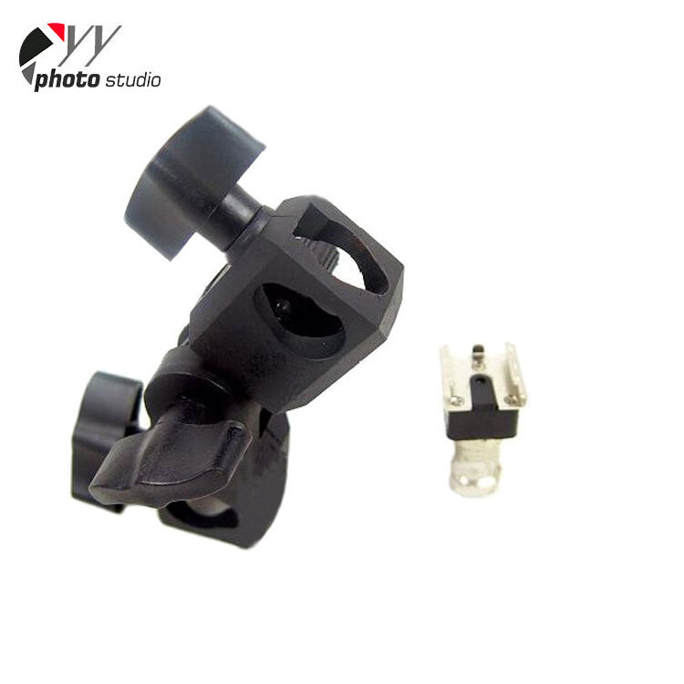 Cold Shoe Mount Umbrella Bracket flash photography bracket for speedlight or flashgun