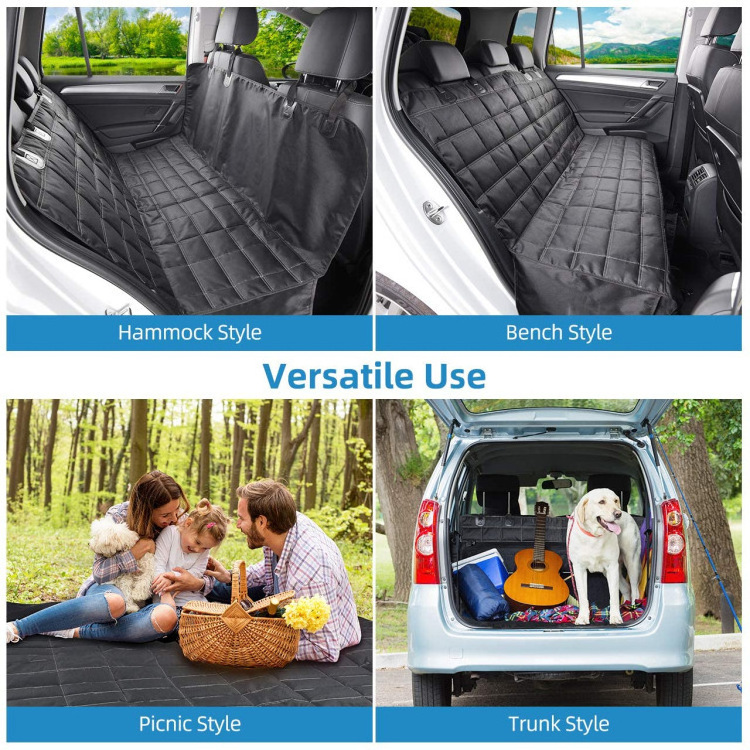 Wholesale Pets Traveling Seat Cover Durable Scratchproof Nonslip Dog Car Hammock with Universal Size Fits for Cars