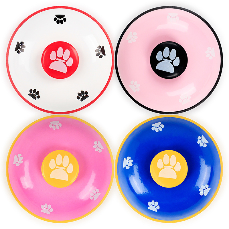 Factory Price Colourful Interactive Vocal Dog Toys Cat Training Bells Pet Behavior Training Clicker