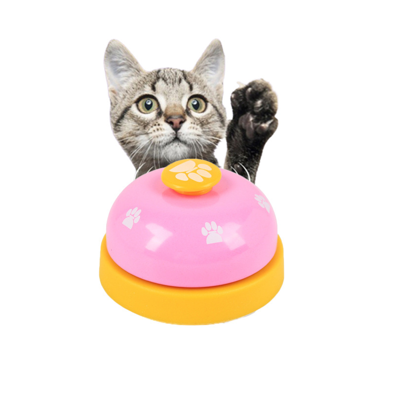 Factory Price Colourful Interactive Vocal Dog Toys Cat Training Bells Pet Behavior Training Clicker