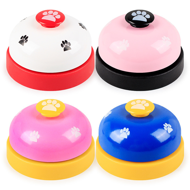 Factory Price Colourful Interactive Vocal Dog Toys Cat Training Bells Pet Behavior Training Clicker