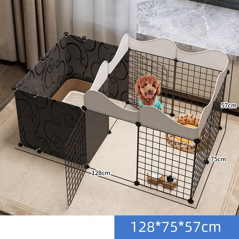 Wholesale Detachable Durable  dog cage metal Portable Mental Pet Fence for Dog Indoor