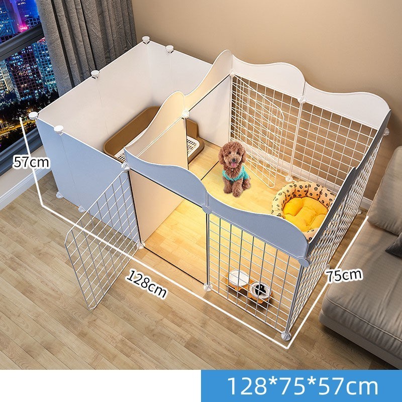 Wholesale Detachable Durable  dog cage metal Portable Mental Pet Fence for Dog Indoor